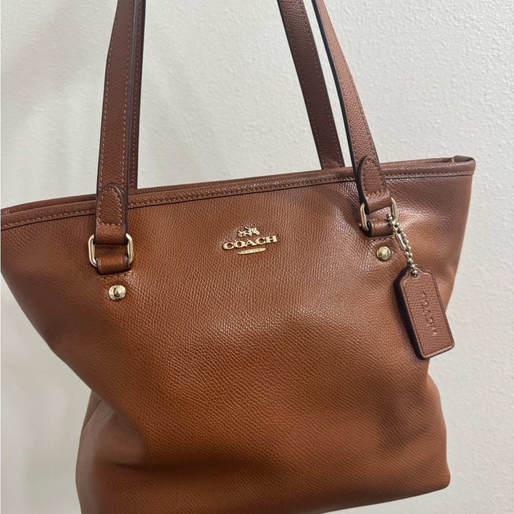 Coach grain Leather vintage Tote Bag - Picture 4 of 12